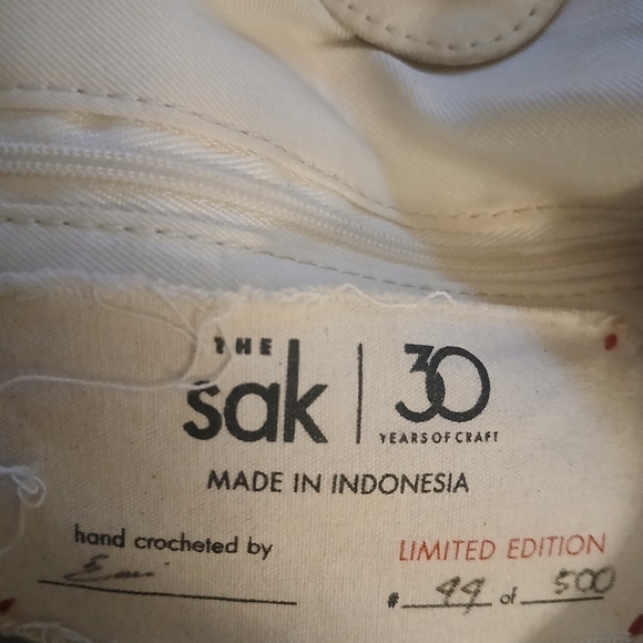 THE SAK ORIGINALS FUN MULTI-COLORED CROCHETED LIMITED HOBO/BOHO SHOULDER BAG FL - Picture 4 of 7